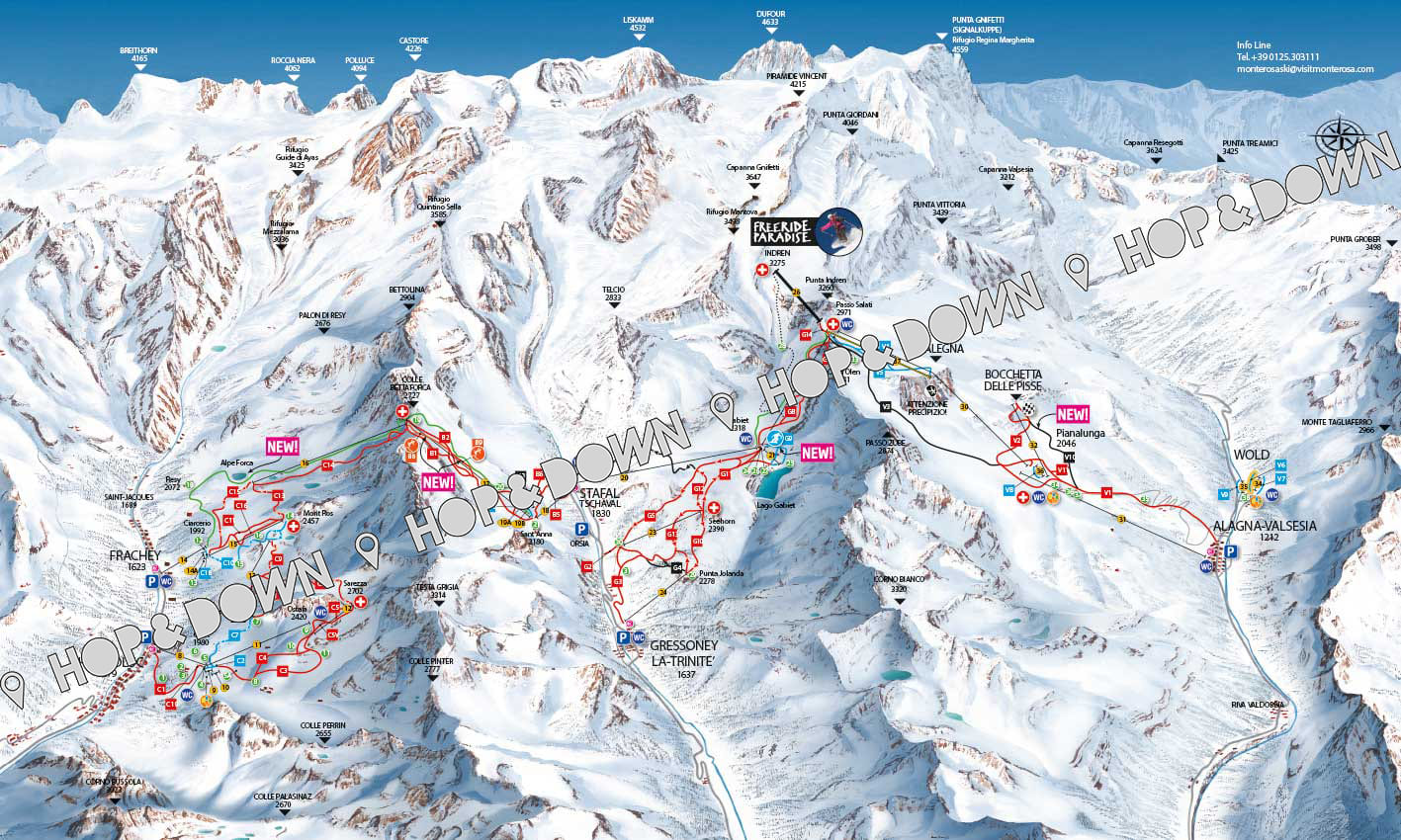 monterosa ski hiver