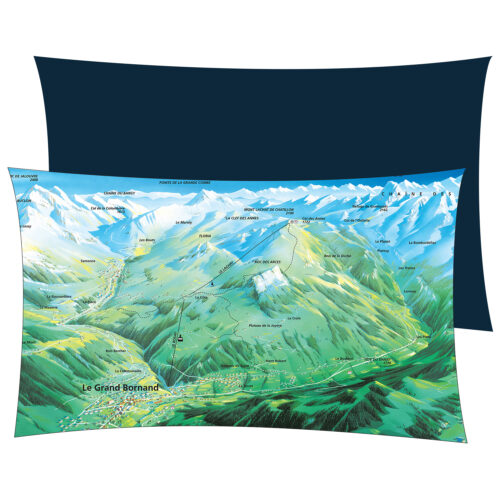 Coussin le grand bornand - chinaillon été