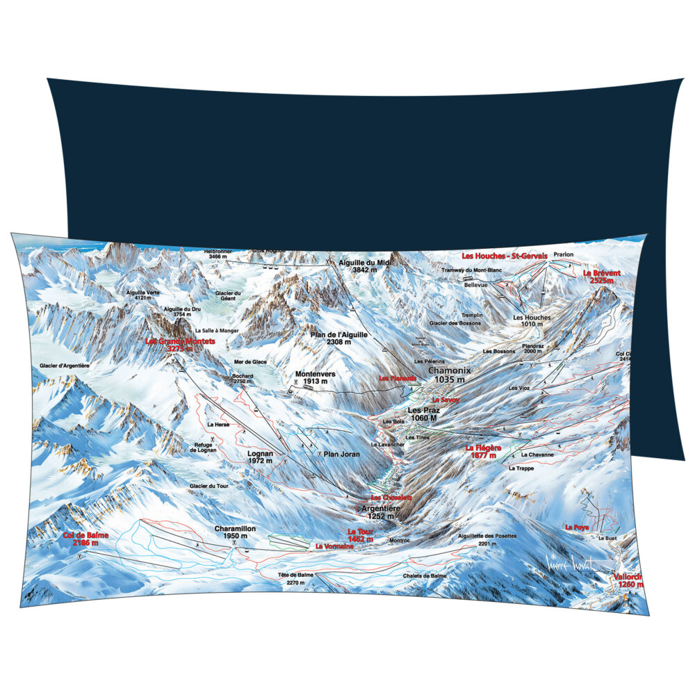 Coussin chamonix - mont blanc