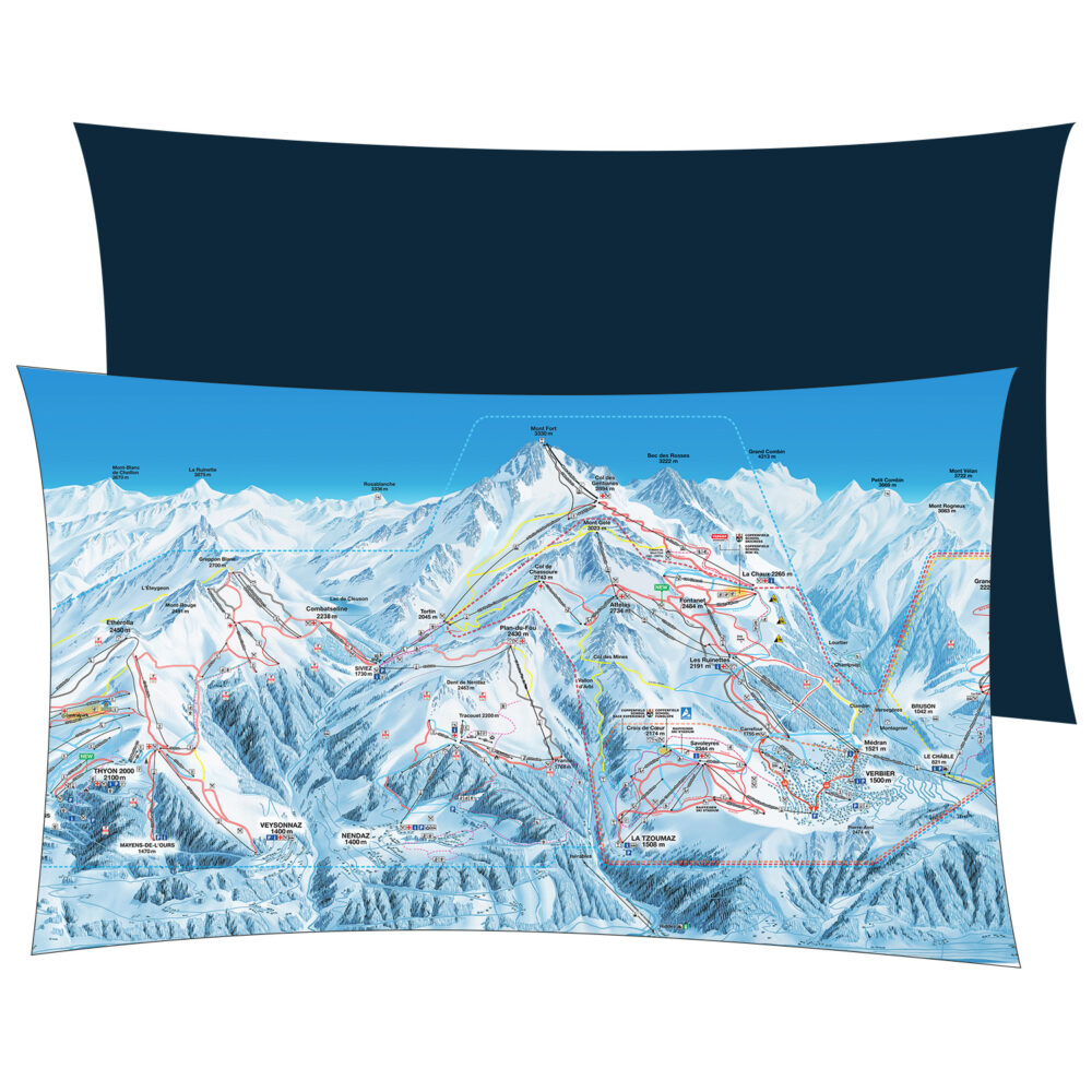 Coussin les 4 vallees