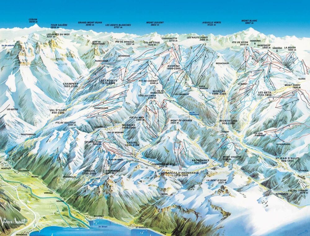 Tour de cou tubulaire les portes du soleil