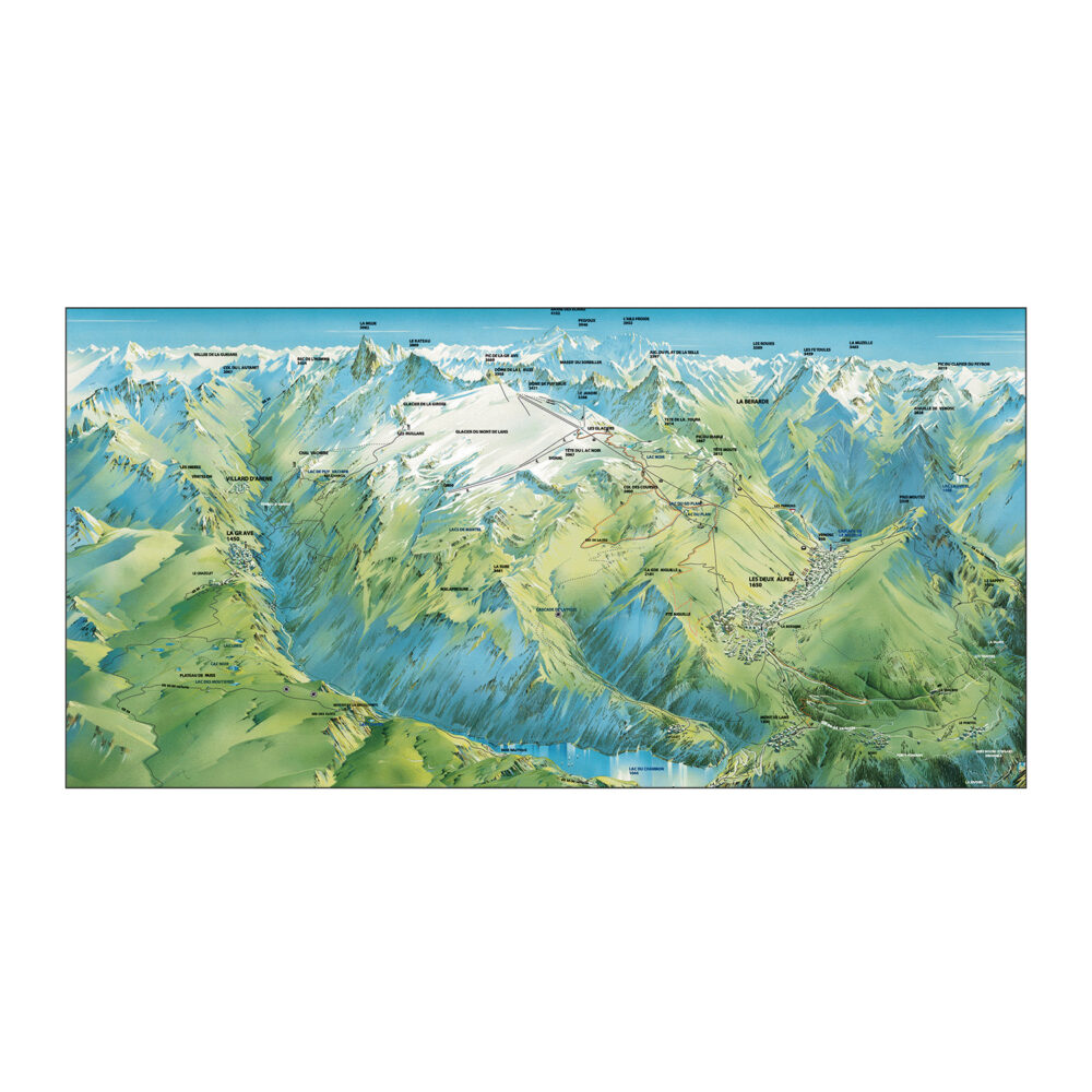 Serviette 70x140 les 2 alpes été