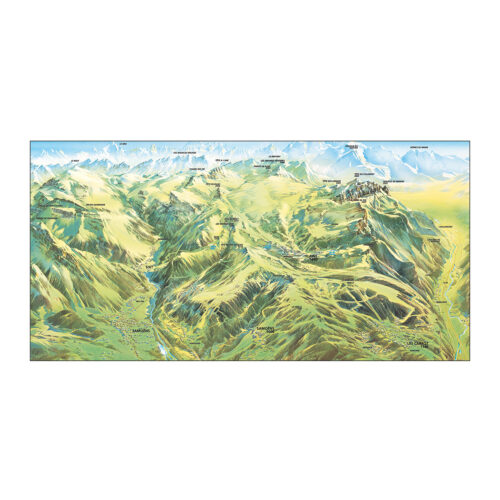 Serviette 70x140 le grand massif été