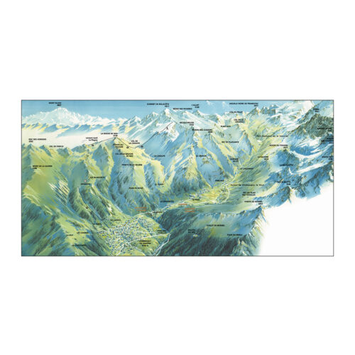 Serviette 70x140 champagny en vanoise été