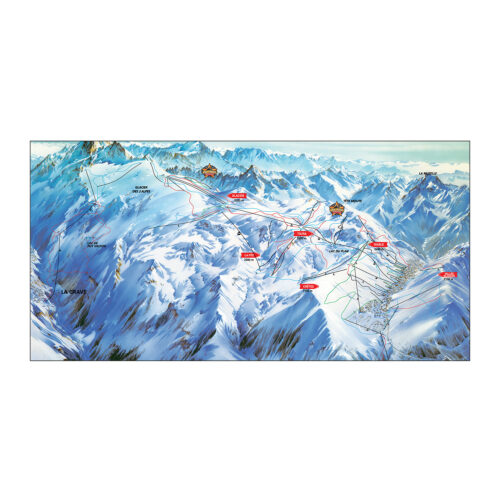 Serviette 70x140 les 2 alpes