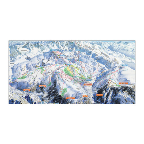 Serviette 70x140 alpe d'huez