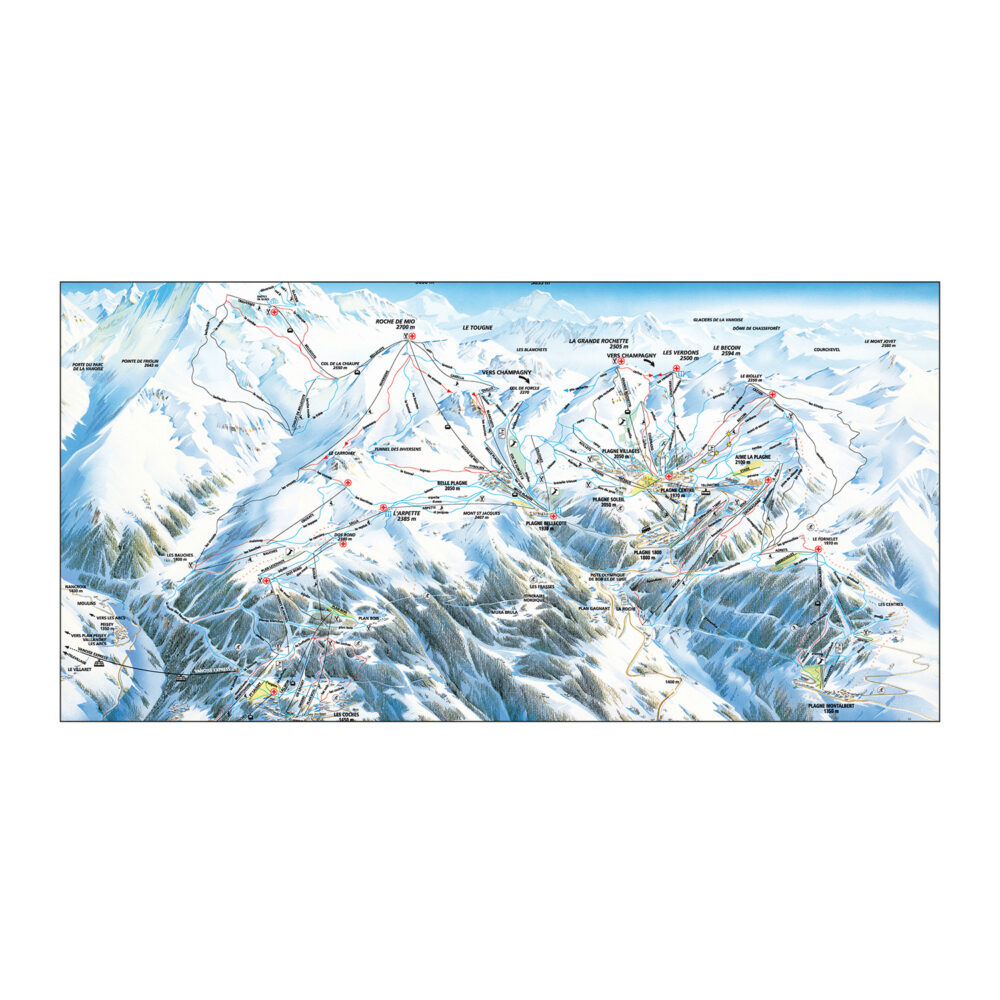 Serviette 70x140 la plagne