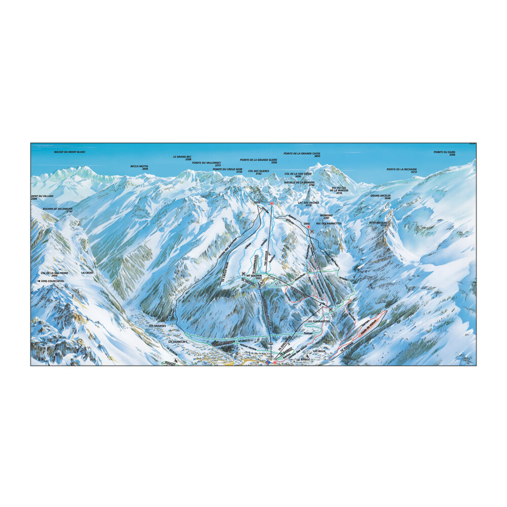 Serviette 70x140 pralognan la vanoise