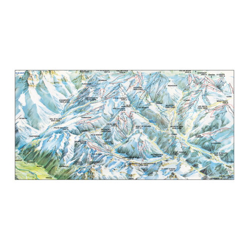 Serviette 70x140 les portes du soleil