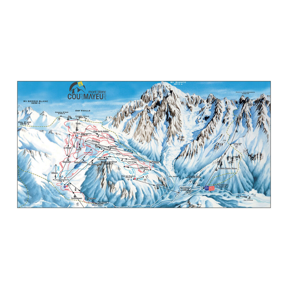 Serviette 70x140 courmayeur