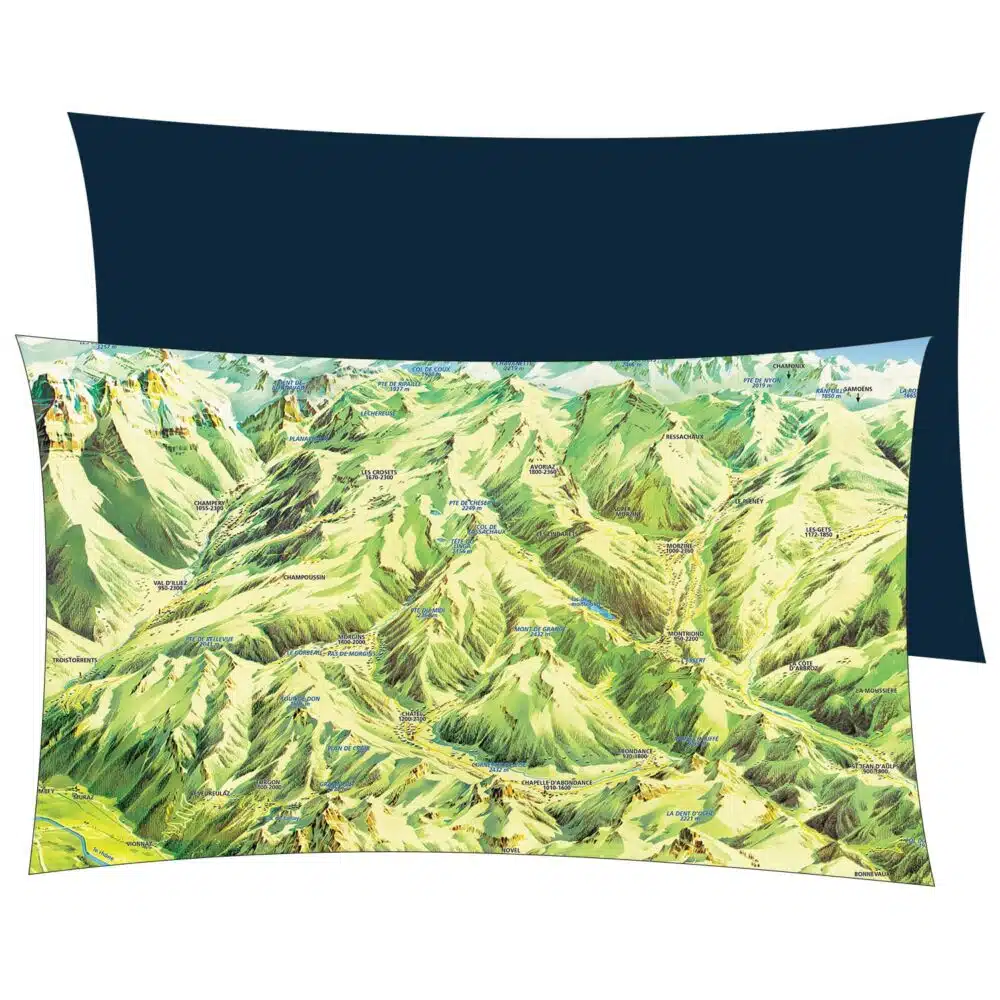 Coussin les portes du soleil été