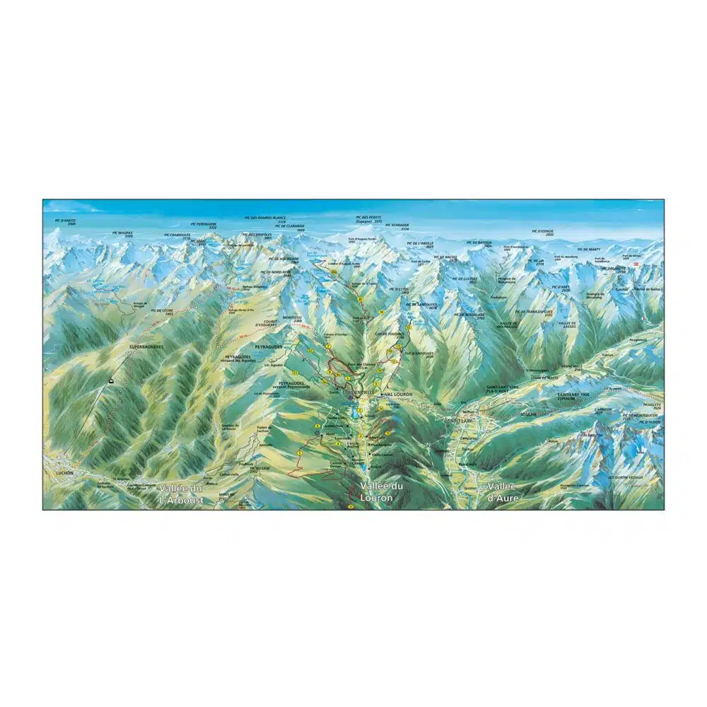 Serviette 70x140 val louron été